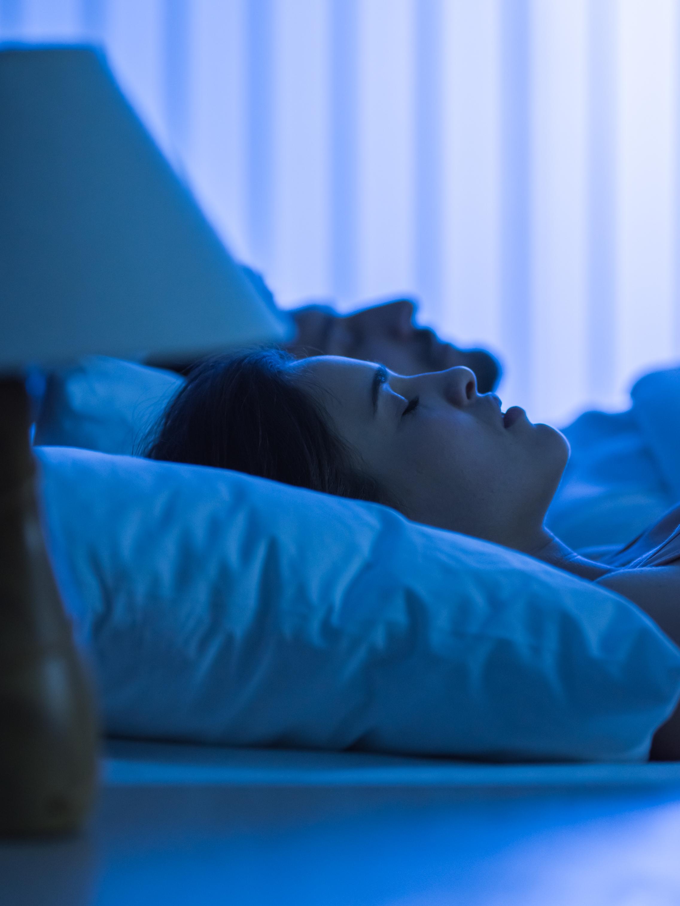 Comfortable bedroom setup with soft lighting